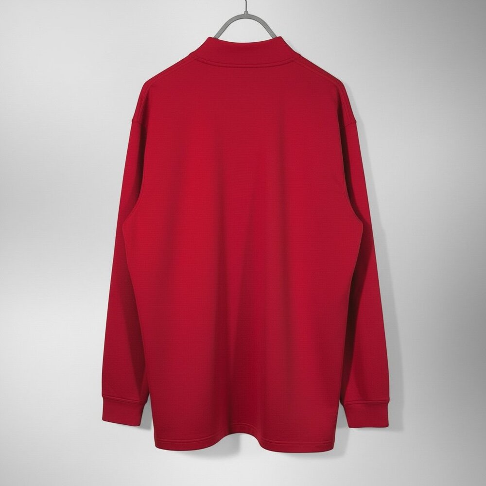 FootJoy Golf Pullover Mens XL Red Performance Stretch Long Sleeve